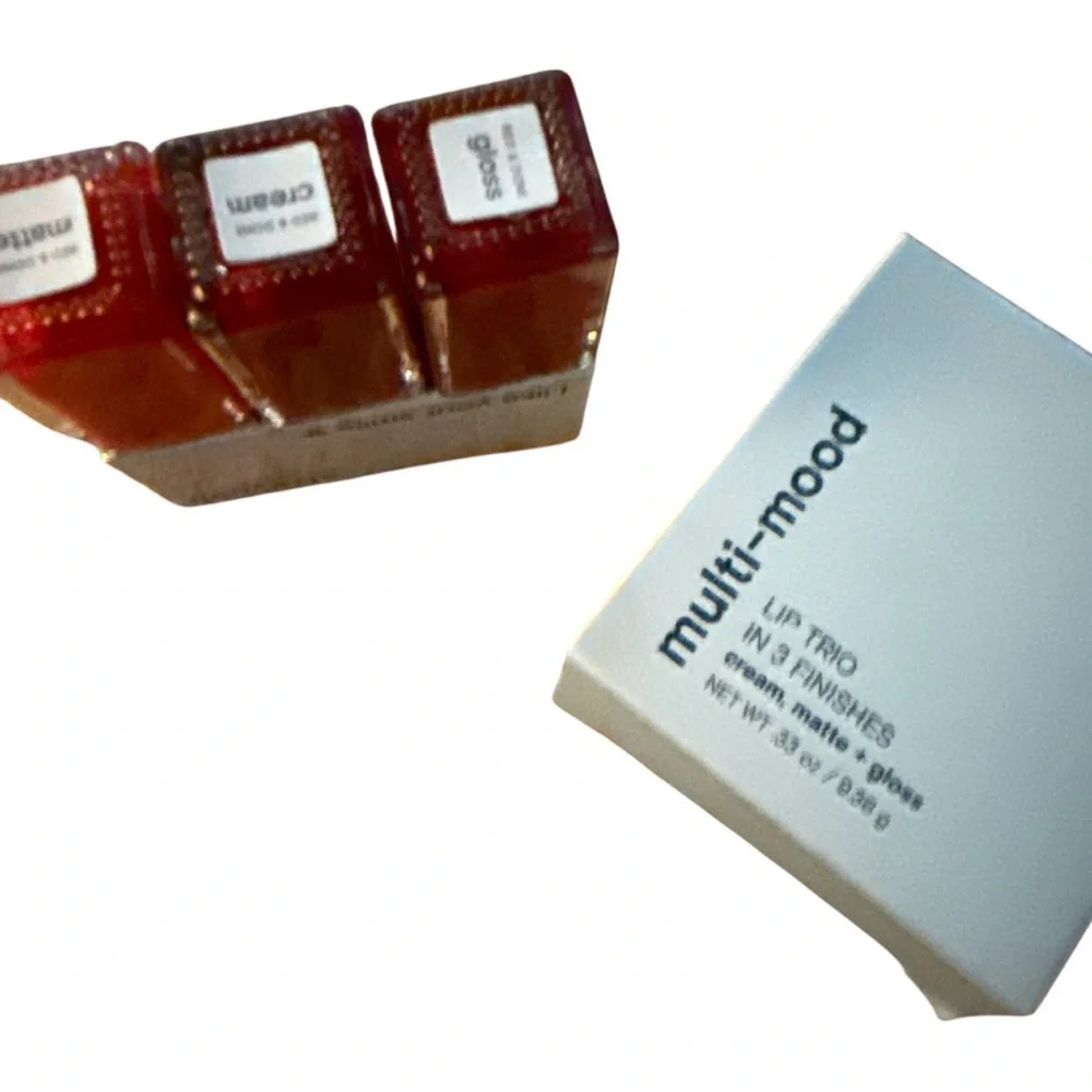 Alleyoop Multi Mood‎ Lip Trio in 3 Finishes Red and Done,  .33oz, New in Box